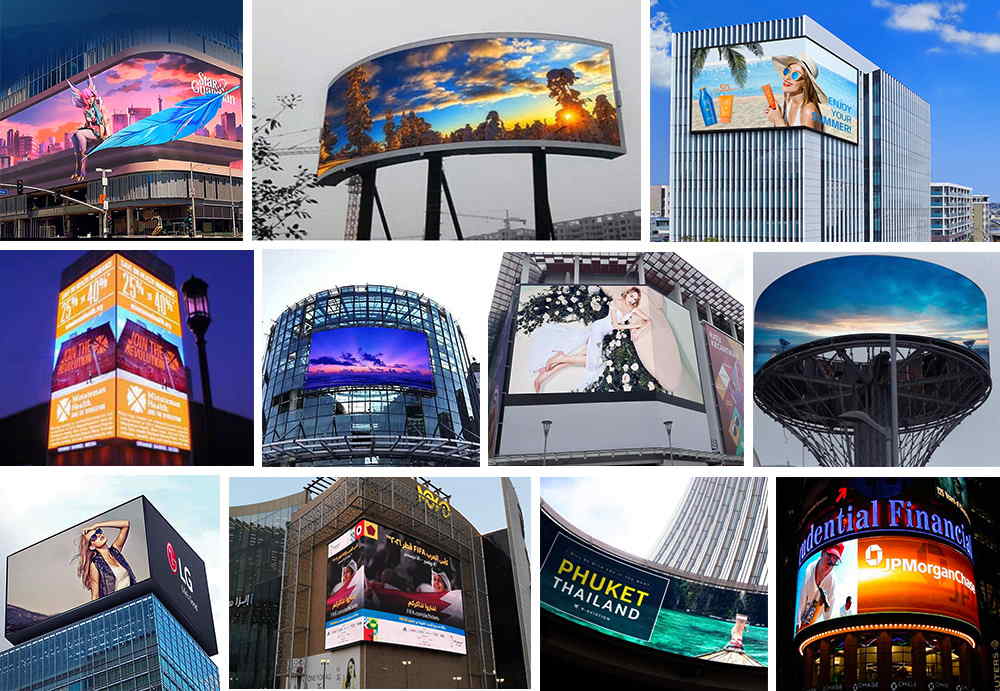 จอแสดงผล LED ผนังวิดีโอโค้ง