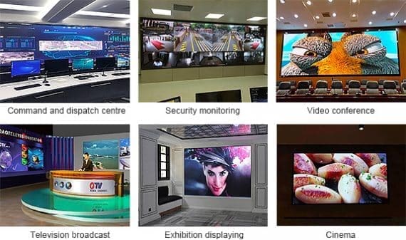 จอแสดงผล LED ในอาคารคงที่