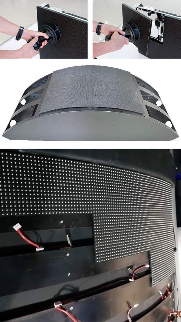 Onregelmatig gevormde LED-displays
