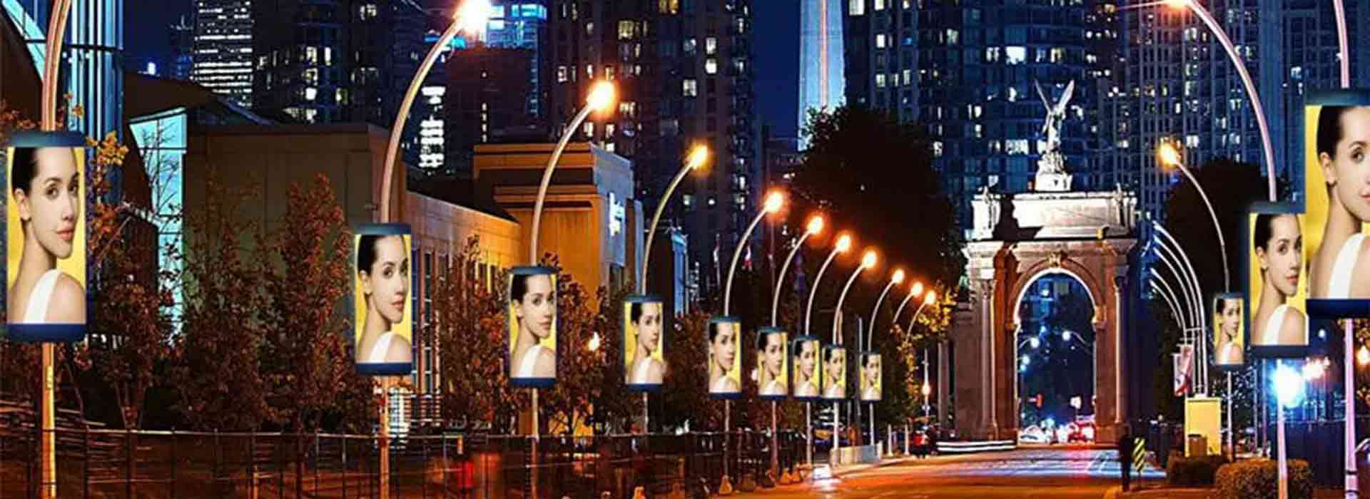 จอแสดงผล LED แบบเสาไฟ