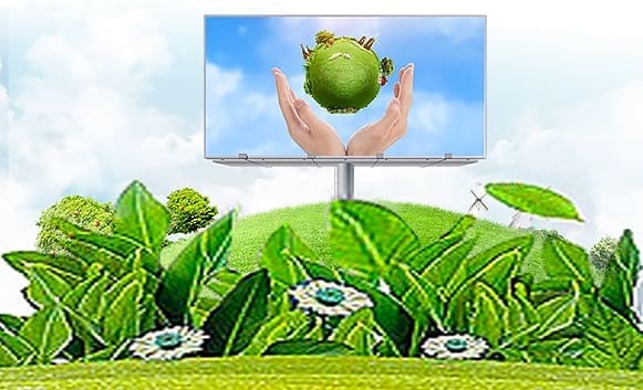 Grüne LED-Anzeigen