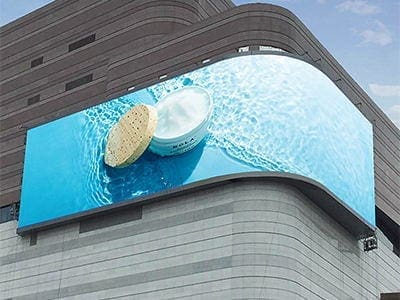 THe right LED video display