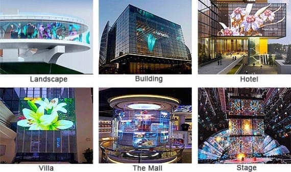Afficheurs LED transparents CHENKSE