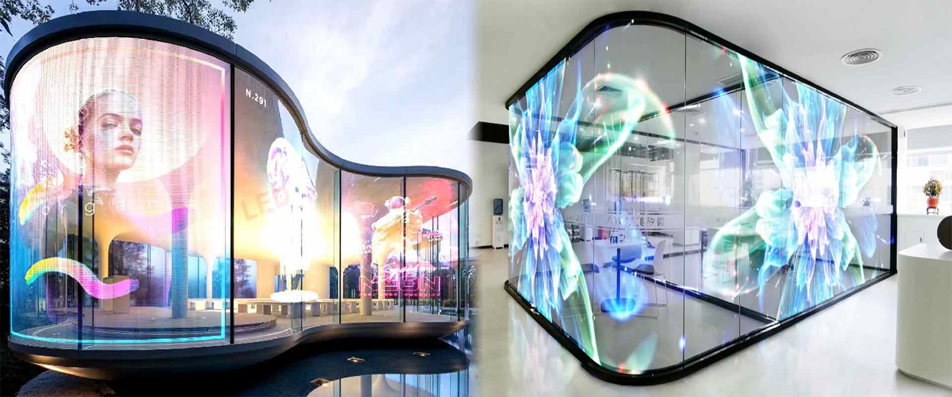 écran led transparent